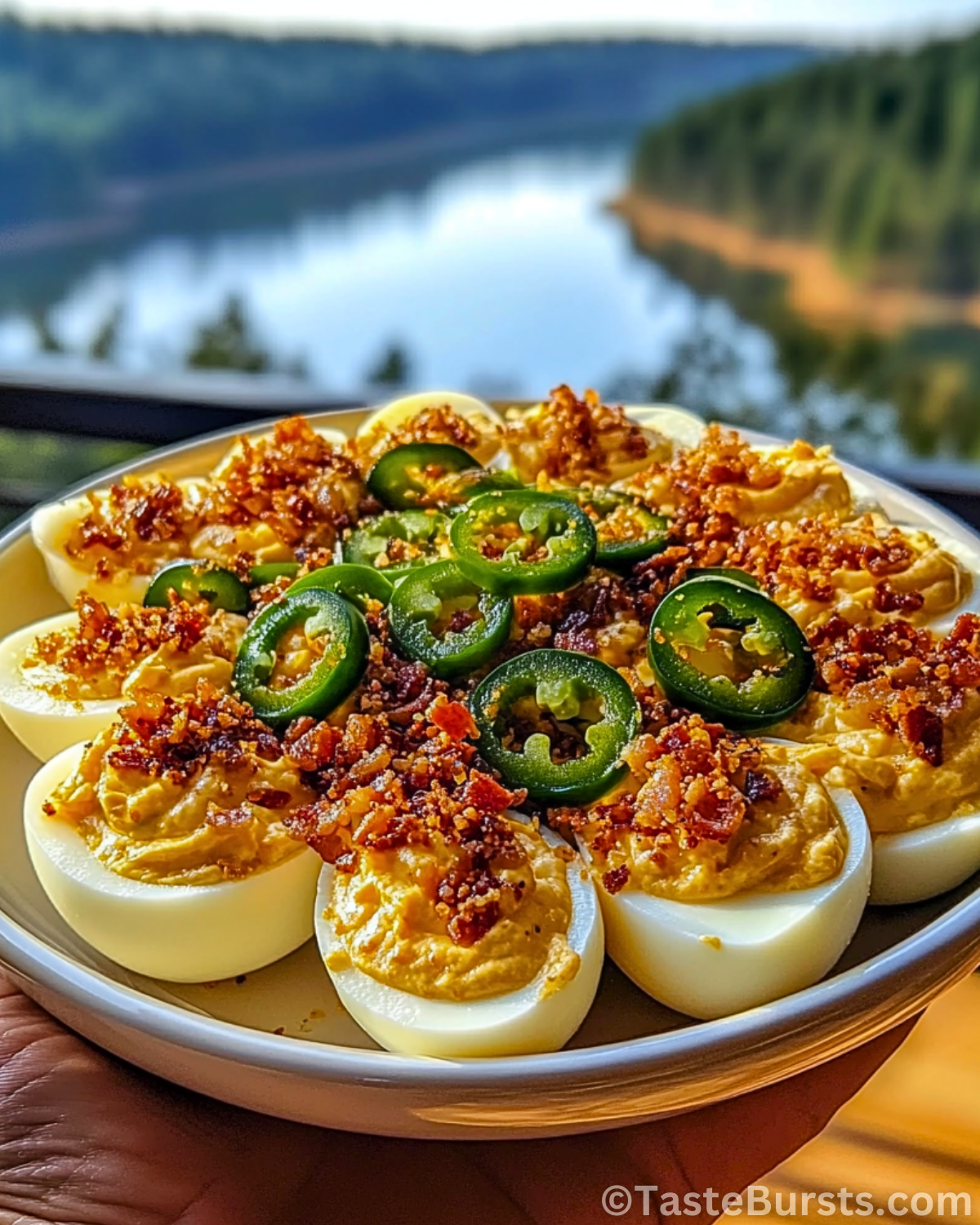 Jalapeño Popper Deviled Eggs
