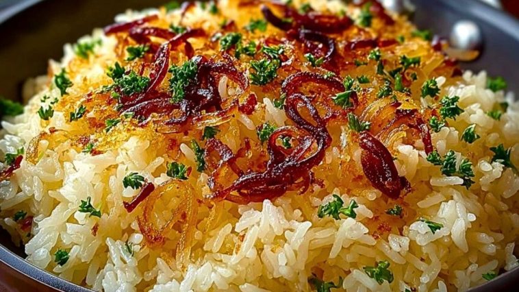 Buttery Onion Rice Side That Elevates Any Meal Instantly