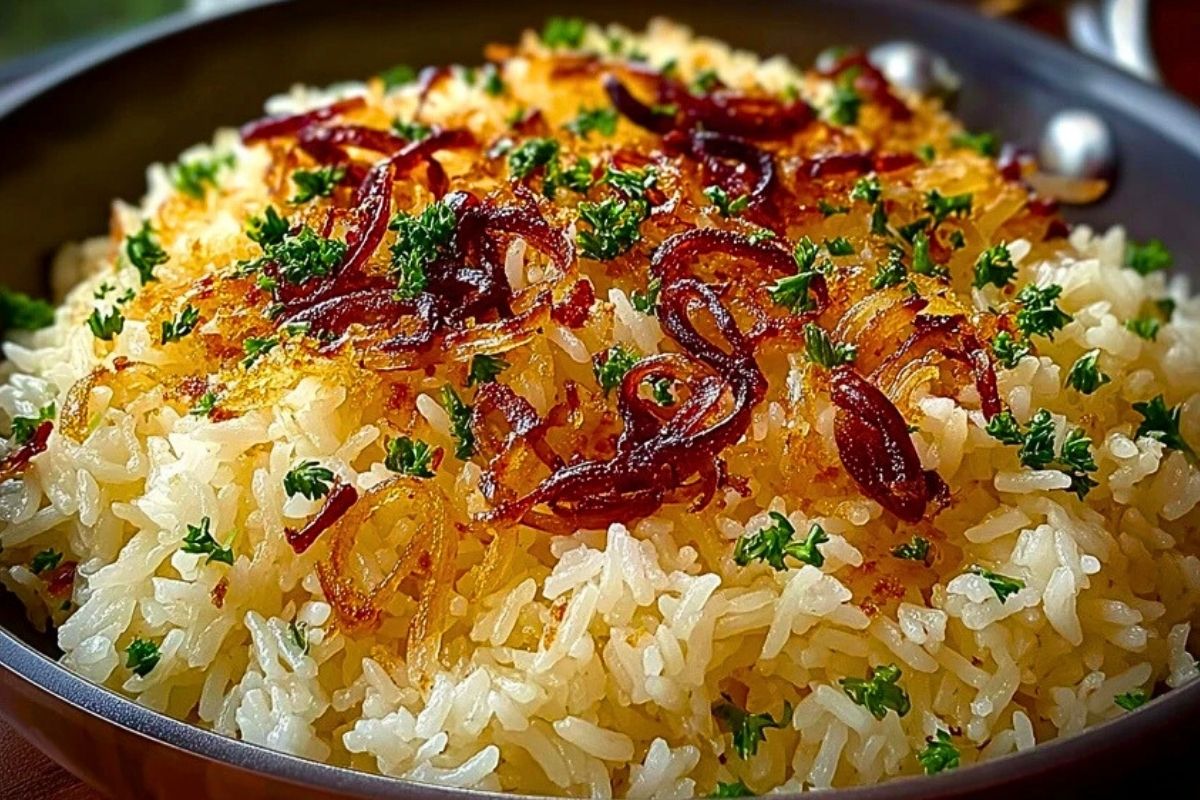 Buttery Onion Rice Side That Elevates Any Meal Instantly