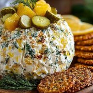 Creamy Dill Pickle Cheese Ball