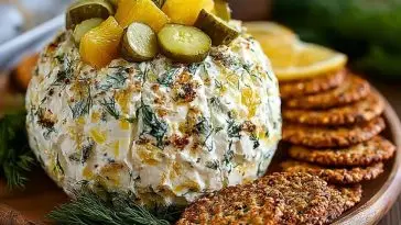 Creamy Dill Pickle Cheese Ball