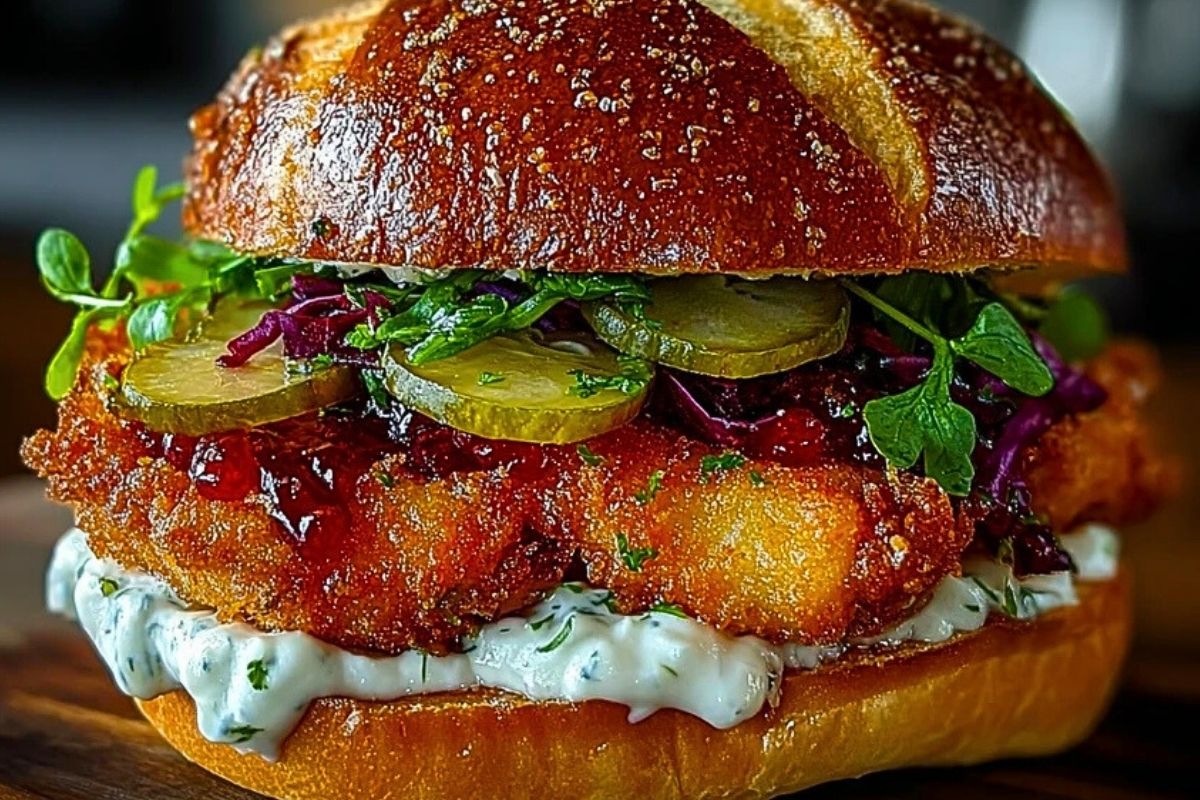 Crispy Fried Cod Sandwich