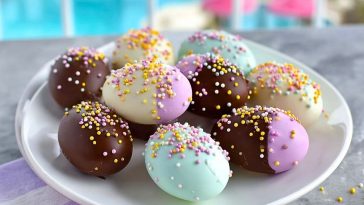 DIY Chocolate-Dipped Easter Eggs