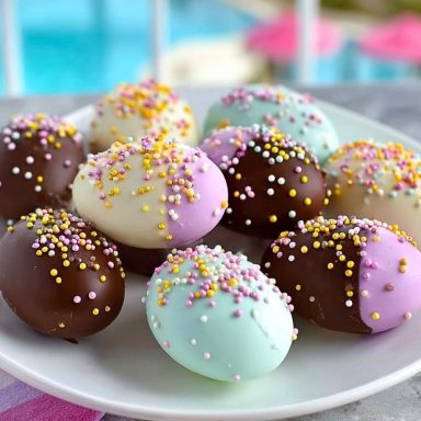 DIY Chocolate-Dipped Easter Eggs