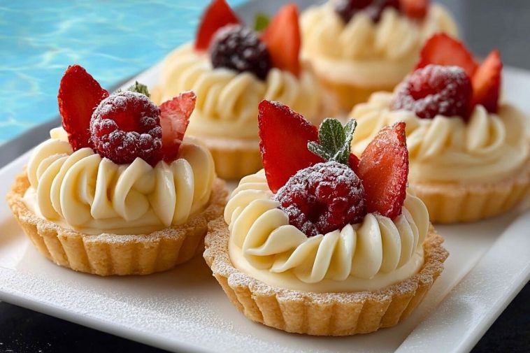 Elegant White Chocolate Mousse Tartlets