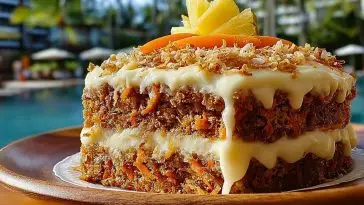 Hawaiian Carrot Pineapple Cake