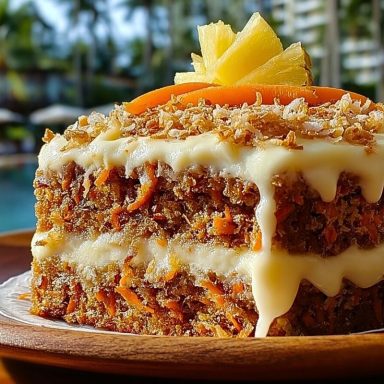 Hawaiian Carrot Pineapple Cake