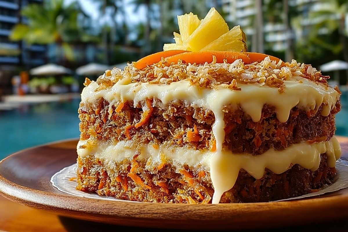 Hawaiian Carrot Pineapple Cake