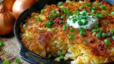 Irish Cheddar & Cabbage Hash Brown Skillet