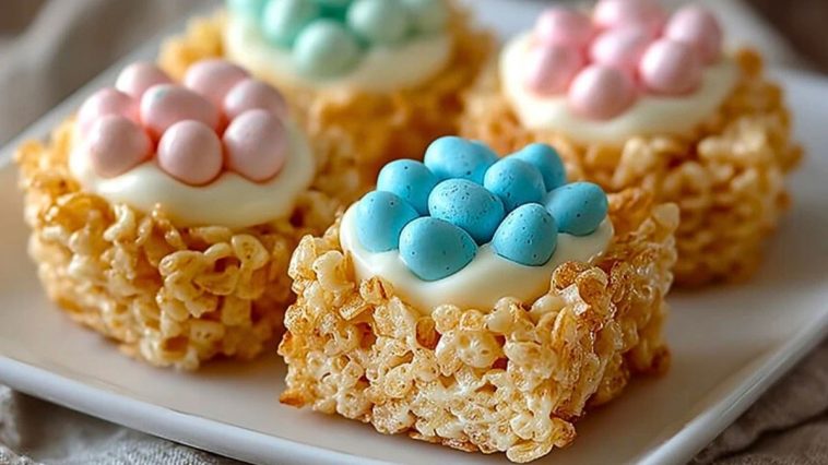 Krispies Easter Egg Nests