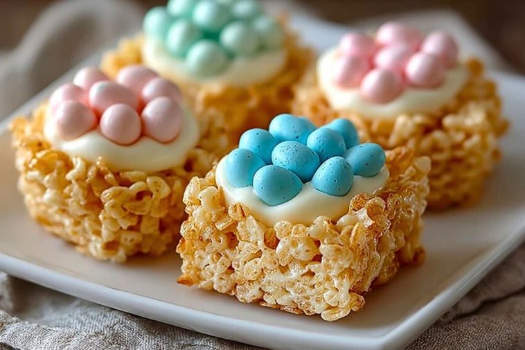 Krispies Easter Egg Nests
