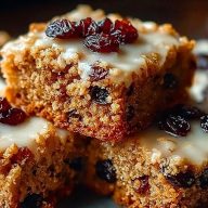 Oatmeal Raisin Cookie Bars