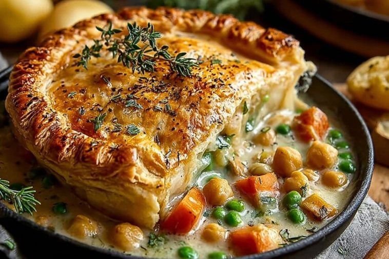 Vegan Pot Pie with Chickpeas