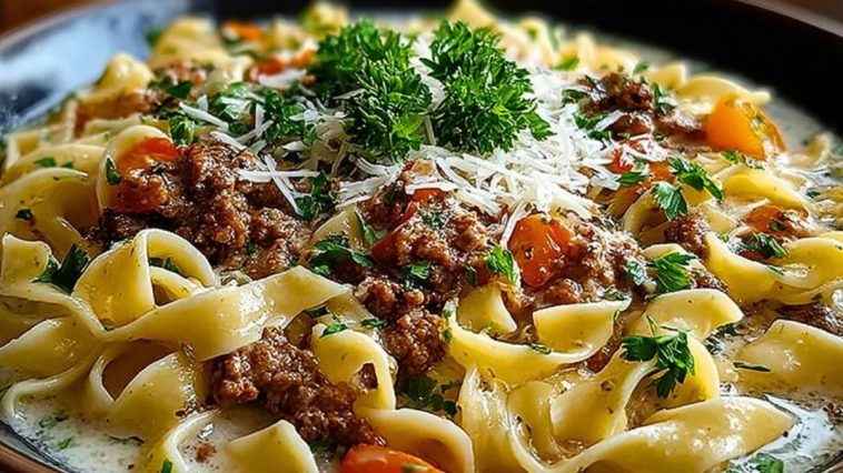 White Bolognese Pasta