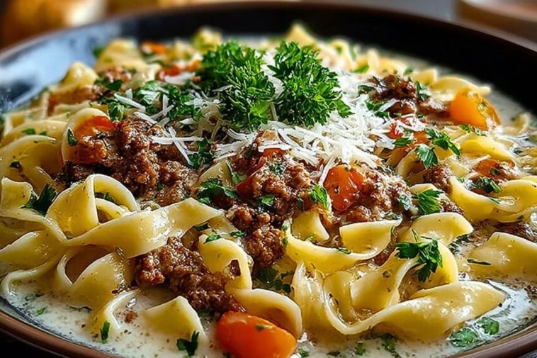 White Bolognese Pasta