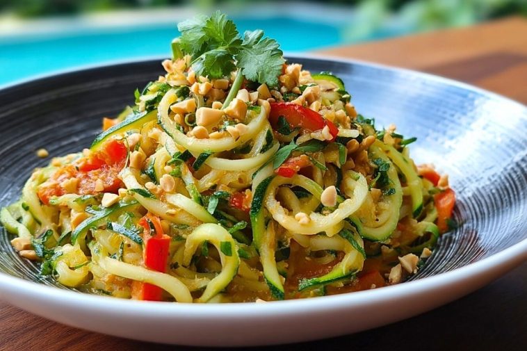 Zucchini Pad Thai Low Carb